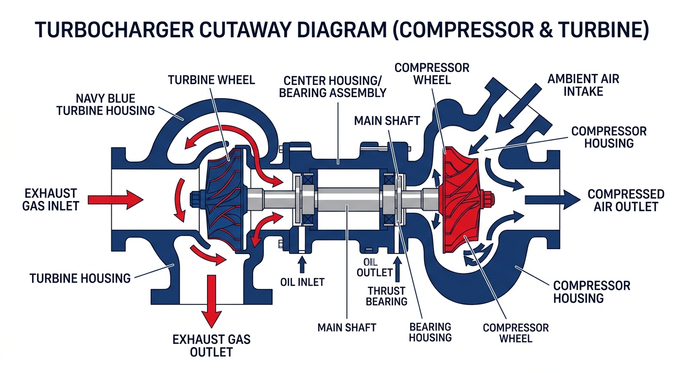 Turbocharger diagram